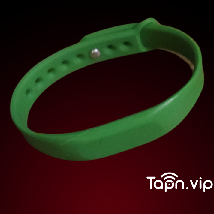 Tapn.vip NFC Silicone Wristband  - Business Card