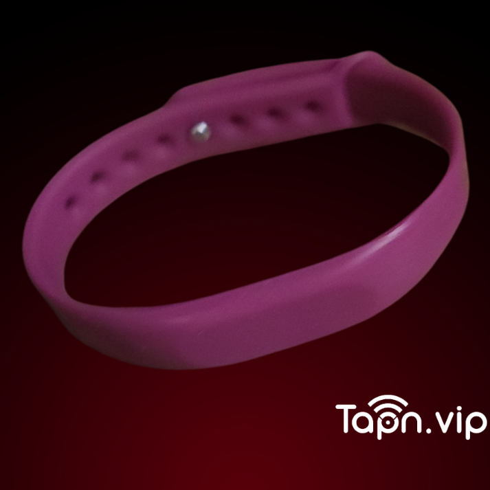 Tapn.vip NFC Silicone Wristband  - Business Card
